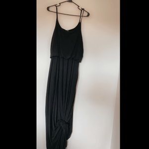 Black maxi dress
